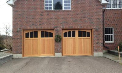 what is a garage door made of